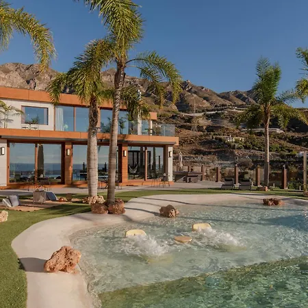 Rentitspain Playa Cristal Vista Al Mar, Piscina, Jacuzzi Y Lujo فيلة *